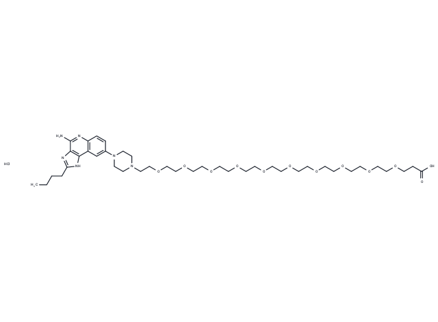 TLR7/8 agonist 4 hydroxy-PEG10-acid hydrochloride