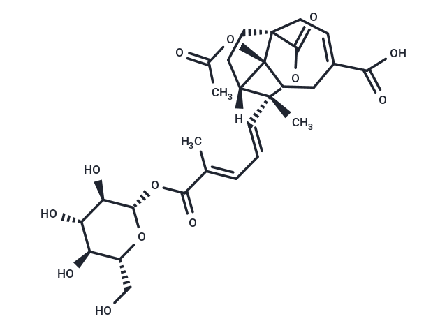 Pseudolaric acid C2-O-β-D-glucoside