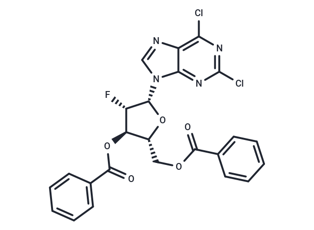 2,6-Dichloropurine -9-beta-D-(2’-deoxy-3’,5’-di-O-benzoyl-2’-fluoro)arabinoriboside