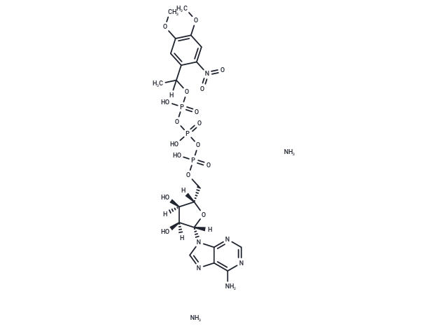 DMNPE-caged ATP diammonium salt