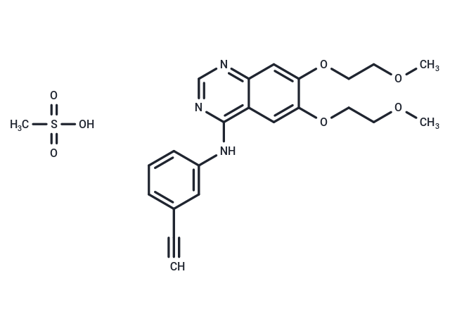 Erlotinib mesylate