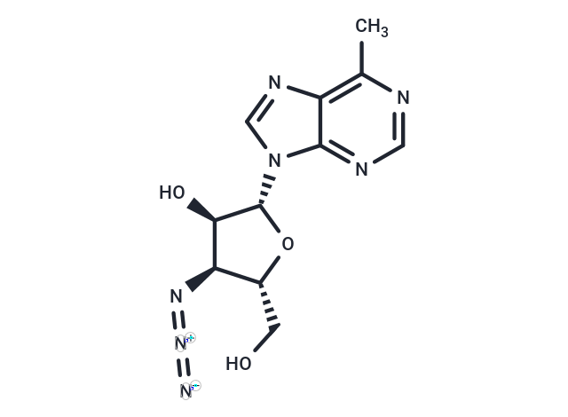 6-Methylpurine-b-D-(3-azido-3-deoxy)riboside