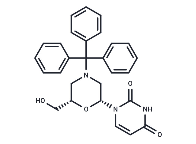 Tr-morpholino-U;   7’-OH-N-trityl morpholino uracil