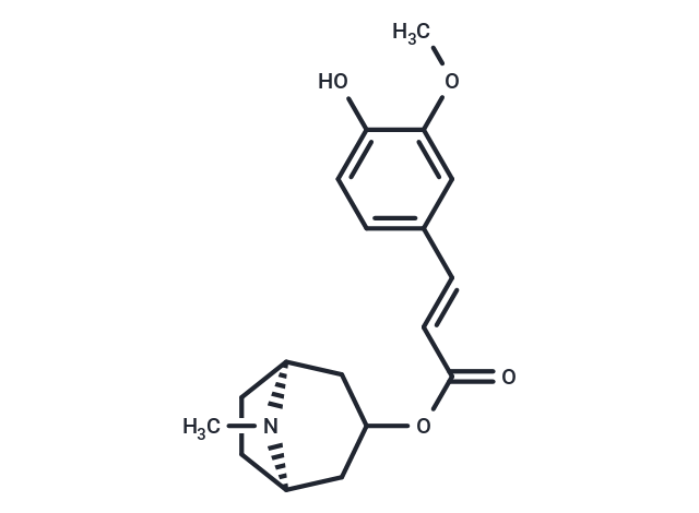 Tropanyl 3-hydroxy-4-methoxycinnamate