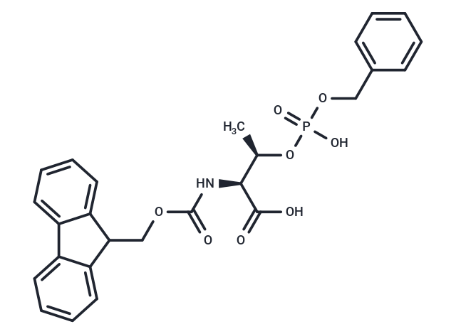 (2S,3R)-2-((((9H-Fluoren-9-yl)methoxy)carbonyl)amino)-3-(((benzyloxy)(hydroxy)phosphoryl)oxy)butanoic acid