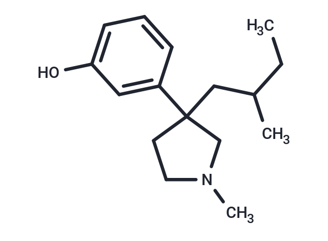 Phenol, m-(1-methyl-3-(2-methylbutyl)-3-pyrrolidinyl)-