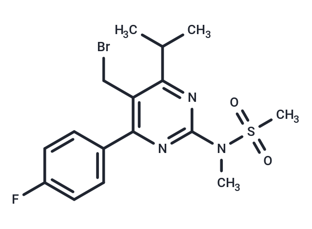 N-[5-Bromomethyl-4-(4-fluorophenyl)-6-isopropylpyrimidine-2-yl]-N-methylmethane sulfonamide