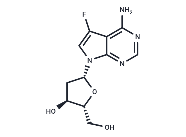7-(2-Deoxy-β-D-erythro-pentofuranosyl)-5-fluoro-7H-pyrrolo[2,3-d]pyrimidin-4-amine