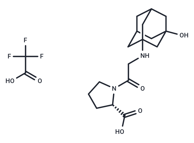 Vildagliptin carboxylic acid metabolite (trifluoroacetate salt)