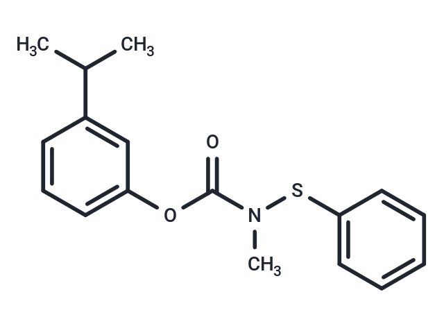 Carbamic acid, methyl(phenylthio)-, m-isopropylphenyl ester