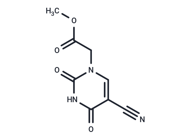 5-Cyanouracil-1-yl  acetic acid methyl ester