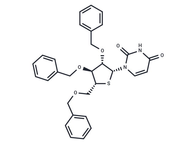 2’,3’,5’-Tri-O-benzyl-4’-thio-arabinouridine