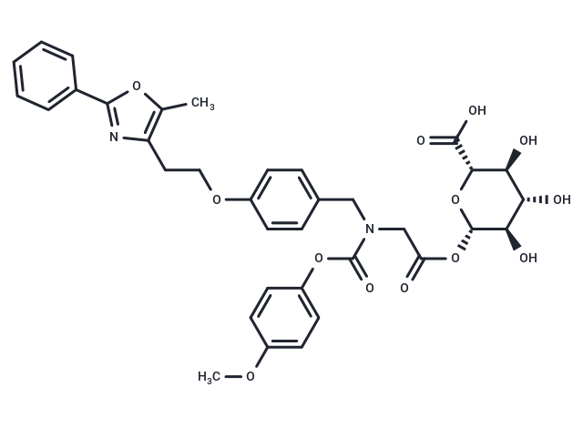 Muraglitazar glucuronide