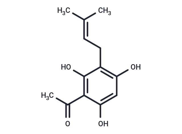 2,4,6-Trihydroxy-3-prenylacetophenone