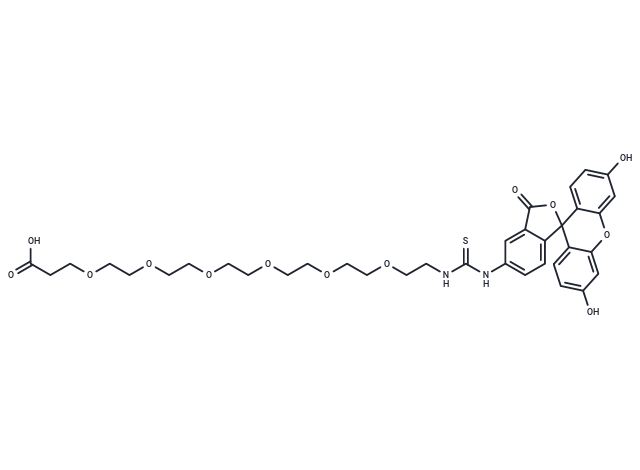 Fluorescein-thiourea-PEG6-acid