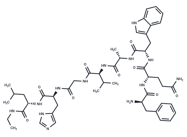 (D-Phe6,Leu-NHEt13,des-Met14)-Bombesin (6-14)
