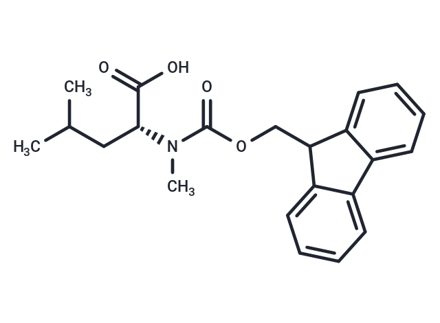 (R)-2-((((9H-Fluoren-9-yl)methoxy)carbonyl)(methyl)amino)-4-methylpentanoic acid