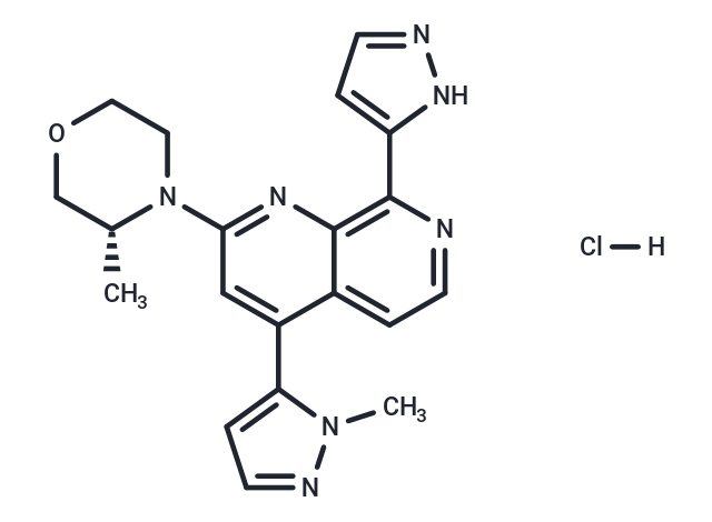 Elimusertib hydrochloride(1876467-74-1 free base)