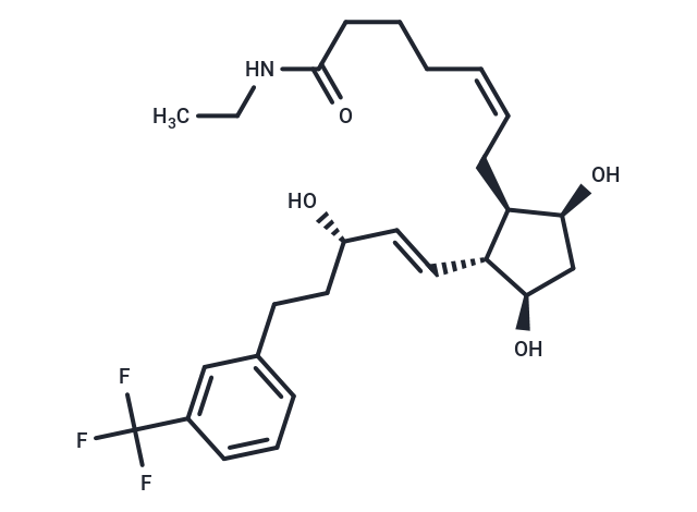 17-trifluoromethylphenyl trinor Prostaglandin F2α ethyl amide