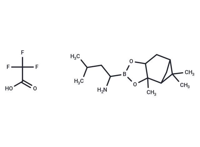(R)-BoroLeu-(+)-Pinanediol trifluoroacetate
