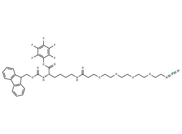 N-Fmoc-N'-(azido-PEG4)-L-Lysine-PFP ester