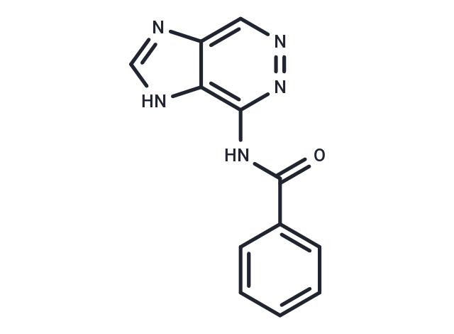 N-1H-imidazo[4,5d   ]pyridazin-7-yl benzamideN4-Benzoyl-2-aza-3'-deazaadenine