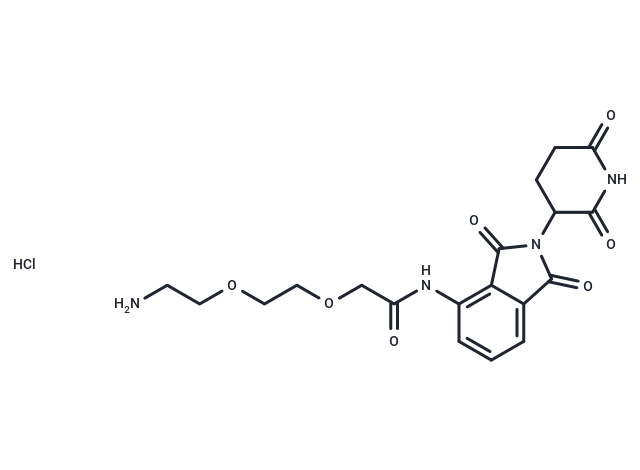 Pomalidomide-PEG2-NH2 hydrochloride
