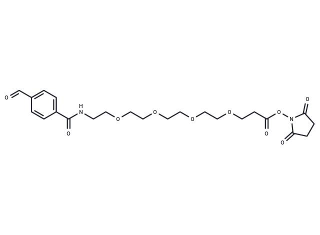 Ald-Ph-amido-PEG4-C2-NHS ester