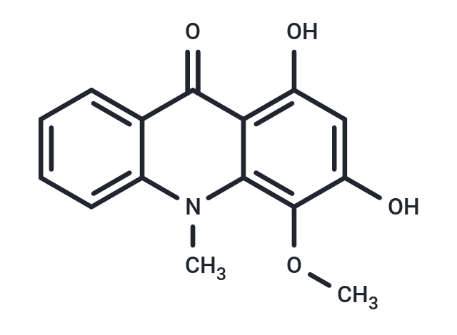 1,3-dihydroxy-4-methoxy-10-methylacridin-9-one