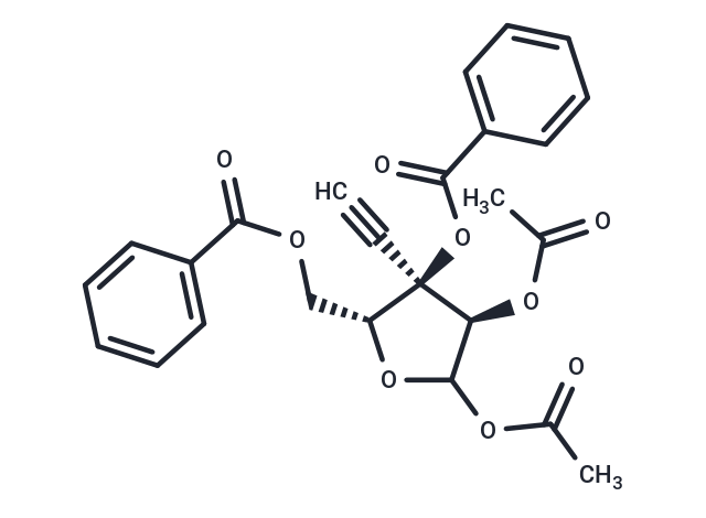 1’,2’-Di-O-acetayl-3’,5’-di-O-benzoyl-3’-beta-C-ethynyl-D-ribofuranose