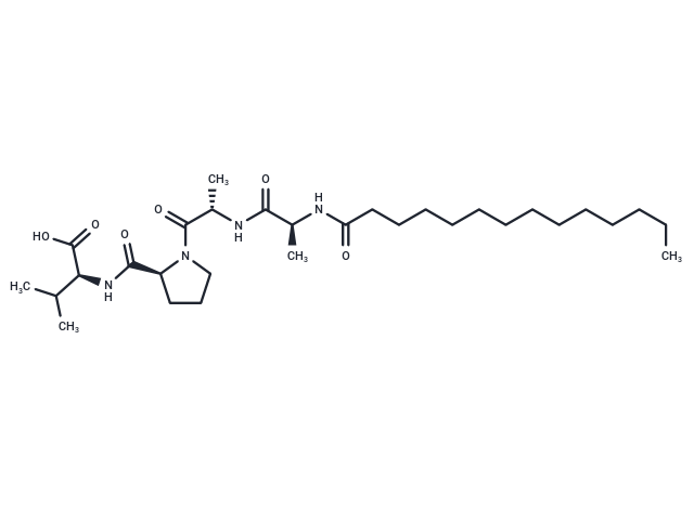 Myristoyl tetrapeptide Ala-Ala-Pro-Val