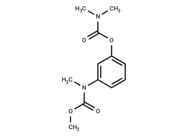 Carbanilic acid, m-hydroxy-N-methyl-, methyl ester, dimethylcarbamate (ester)