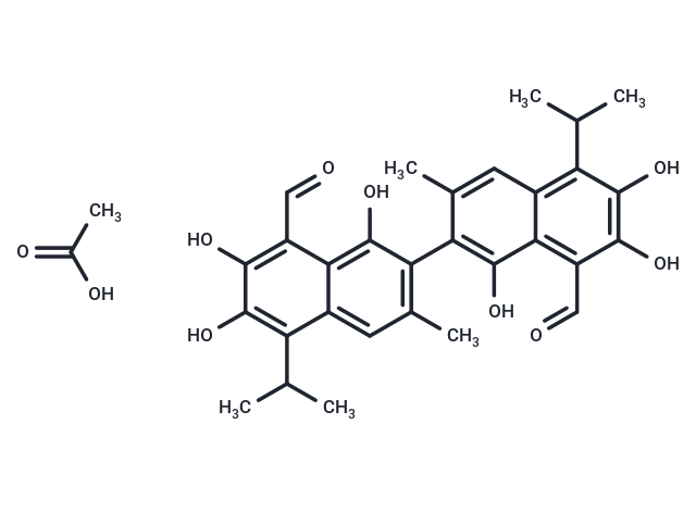 Gossypol (acetic acid)