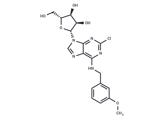 2'-Chloro-N6-(3-methoxy)benzyl   adenosine