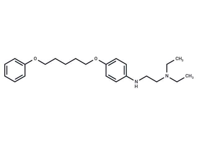 Ethylenediamine, N,N-diethyl-N'-(p-(5-phenoxypentyloxy)phenyl)-