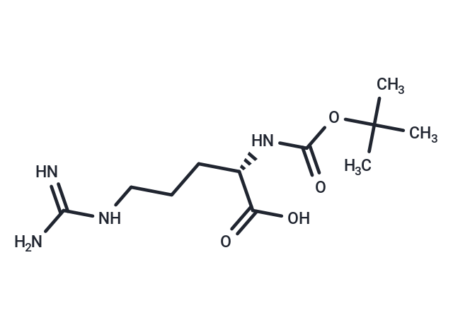 (S)-2-((tert-Butoxycarbonyl)amino)-5-guanidinopentanoic acid