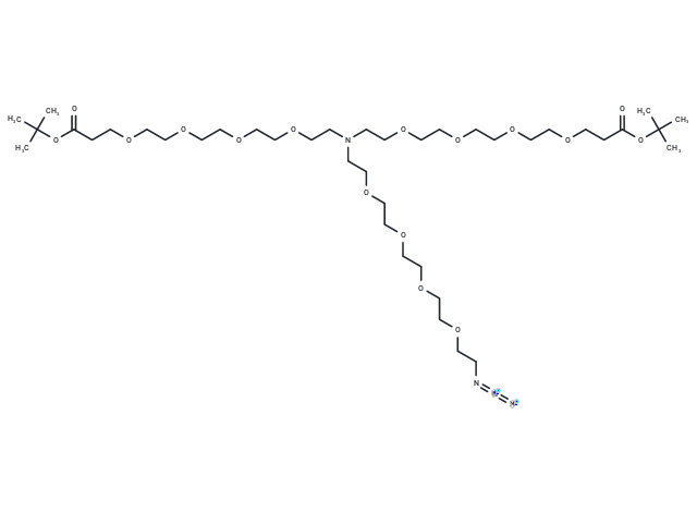 N-(Azido-PEG4)-N-bis(PEG4-t-butyl ester)