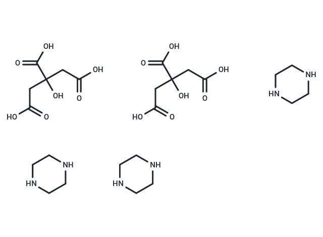 Piperazine citrate