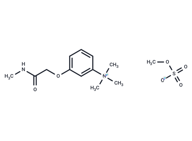 Ammonium, (m-(N-methylcarbamoylmethoxy)phenyl)trimethyl-, methylsulfate