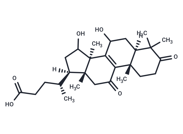 7,15-Dihydroxy-4,4,14-trimethyl-3,11-dioxochol-8-en-24-oic acid