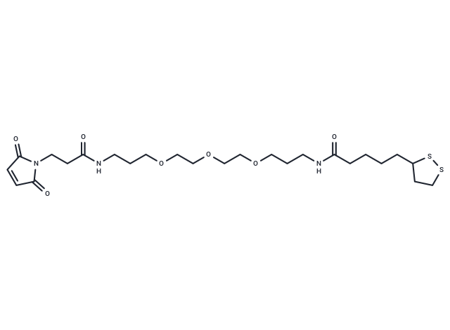 Lipoamide-PEG3-Mal