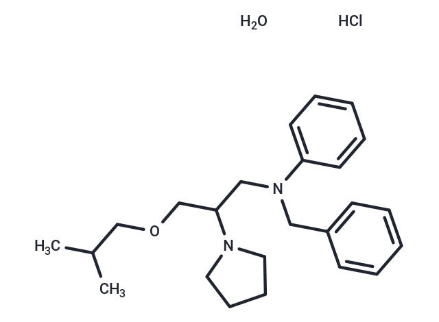 Bepridil hydrochloride hydrate