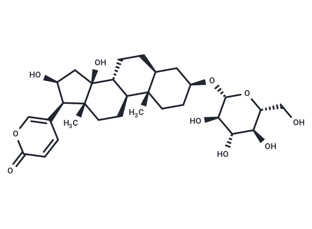 14β,16β-Dihydroxy-3β-(β-D-glucopyranosyloxy)-5α-bufa-20,22-dienolide