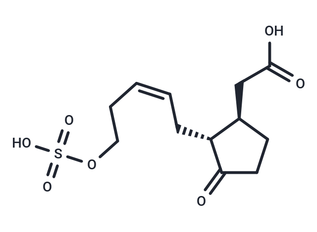 2-[(1R,2R)-3-oxo-2-[(2Z)-5-(sulfooxy)pent-2-en-1-y