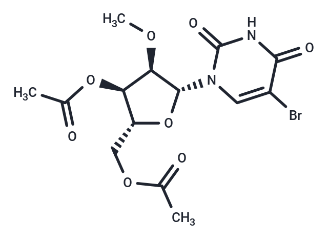 3’,5’-Di-O-acetyl-5-bromo-2’-O-methyluridine