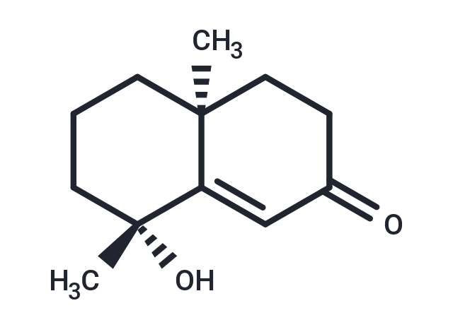 4-Hydroxy-11,12,13-trinor-5-eudesmen-7-one