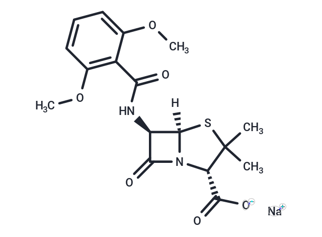 Methicillin sodium salt [132-92-3]