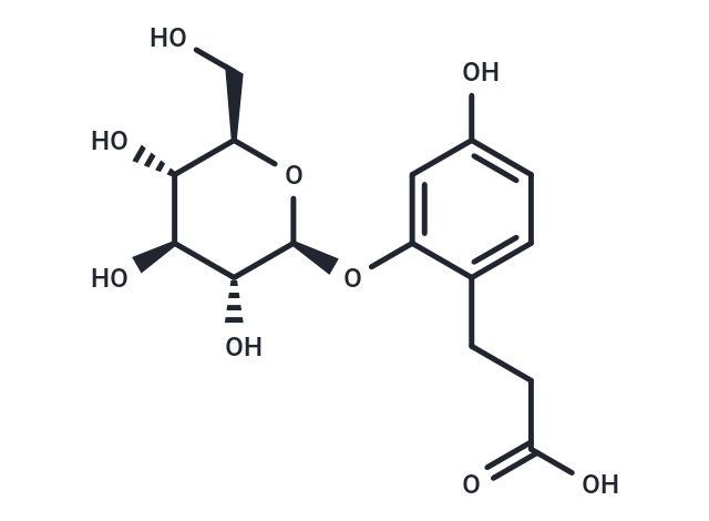 2-(?-D-Glucopyranosyloxy)-4-hydroxybenzenepropanoi