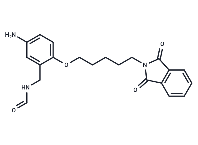 Formamide, N-(5-amino-2-((5-(1,3-dioxoisoindolin-2-yl)pentyl)oxy)benzyl)-
