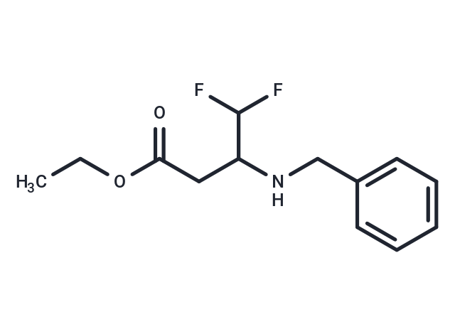 4,4-Difluoro-3-[(phenylmethyl)amino]butanoic  acid ethyl ester